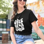 black shirt wearing by women