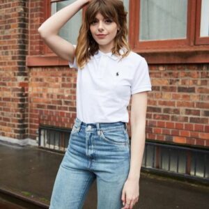 white t shirt wearing by ladies